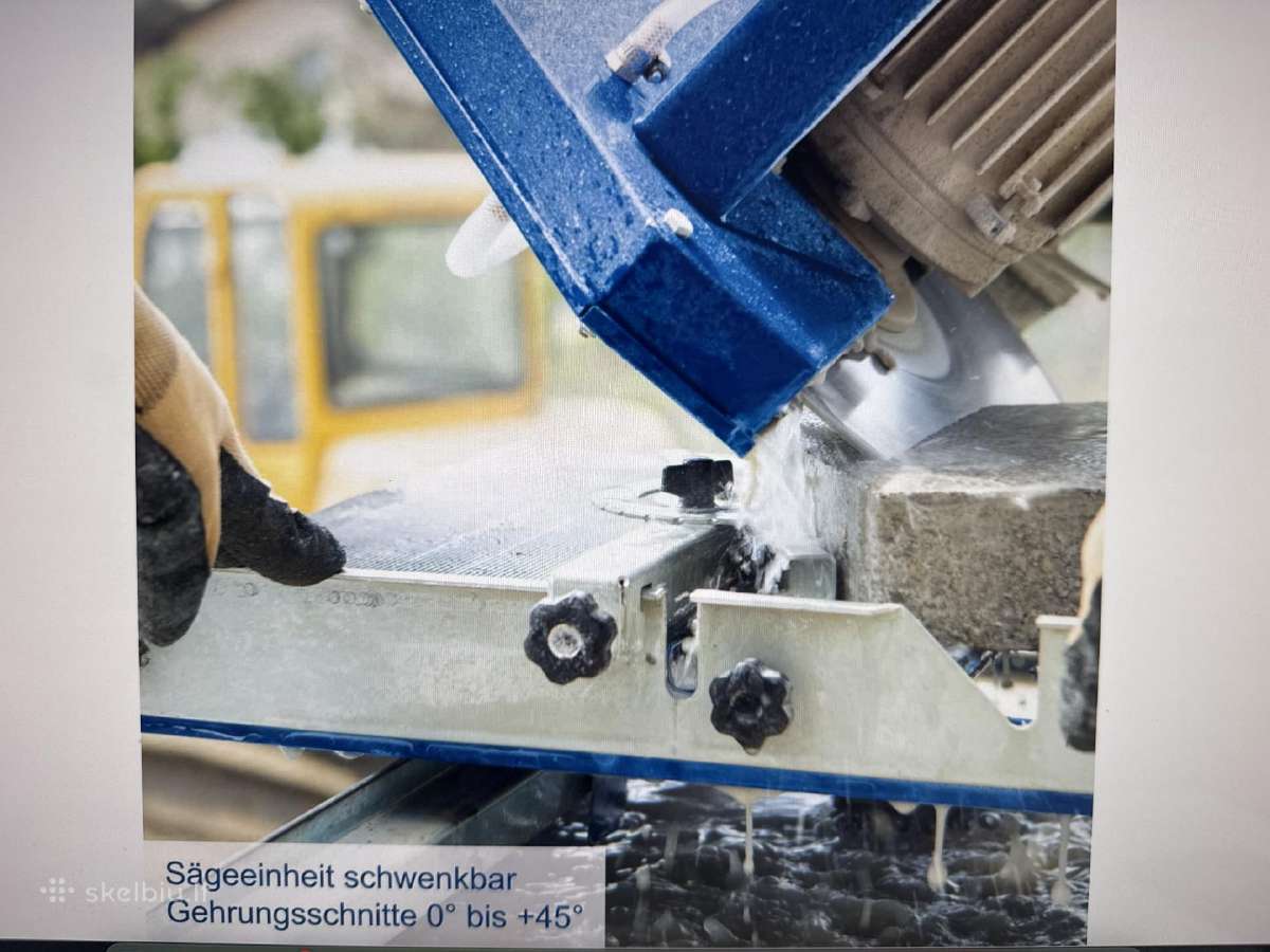 Šlapio pjovimo Hsm 3500 Scheppach trinkelių pjovim - nuotraukos Nr. 7