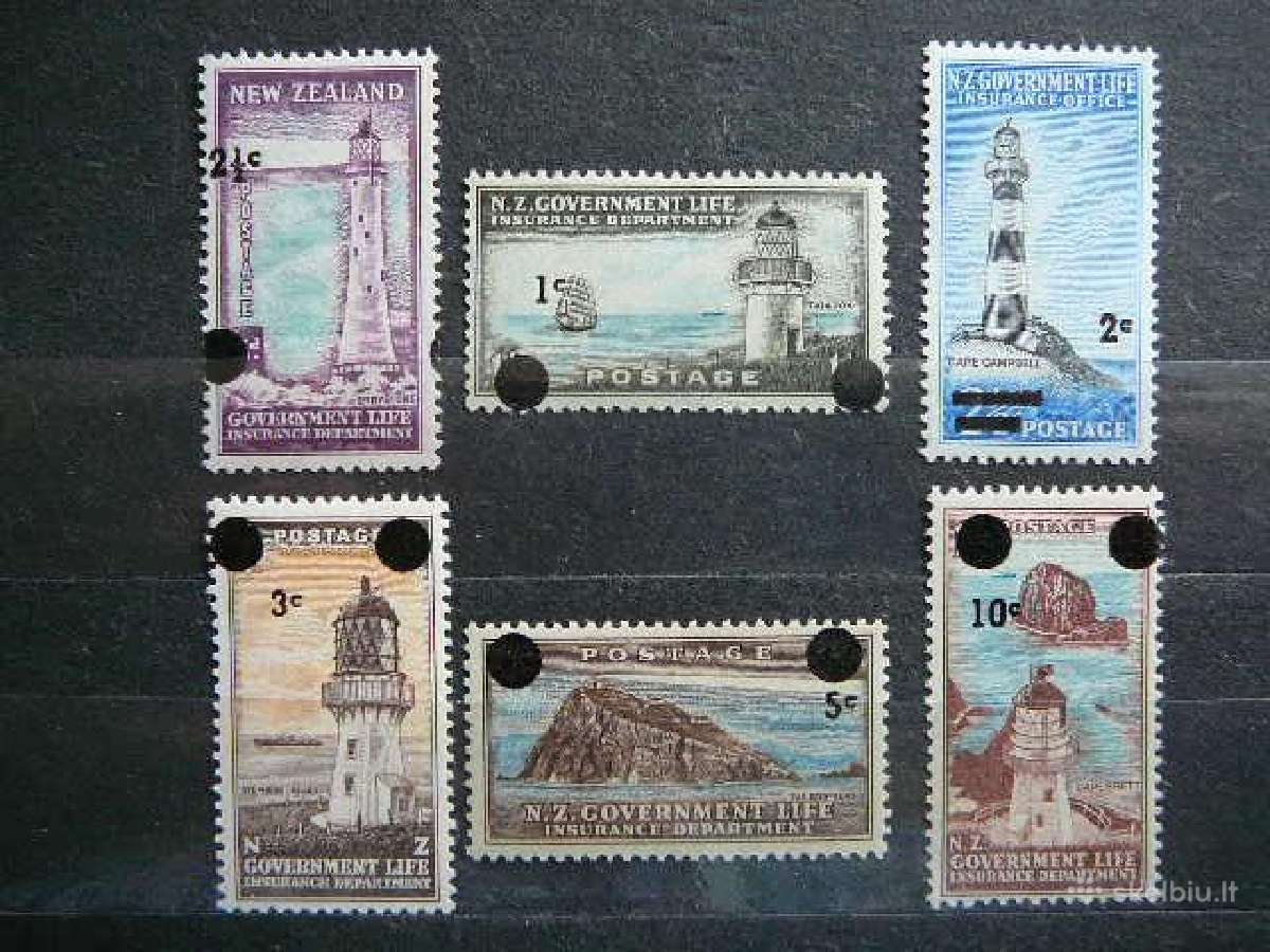 Svyturiai N. Zelandija 1967 Mnh nzl89
