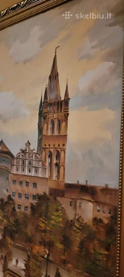 Du seni paveikslai. Drobė Aliejus. XIX a. Keitimas - nuotraukos Nr. 3