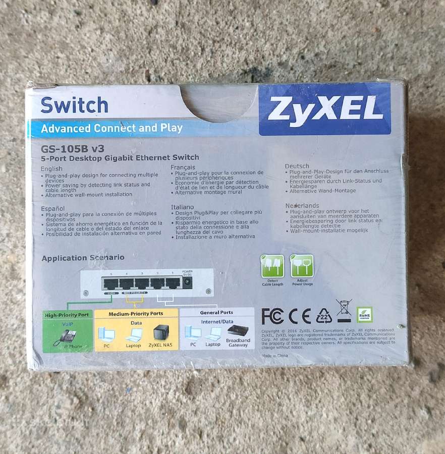 Switchas 5 port Gigabit - nuotraukos Nr. 2