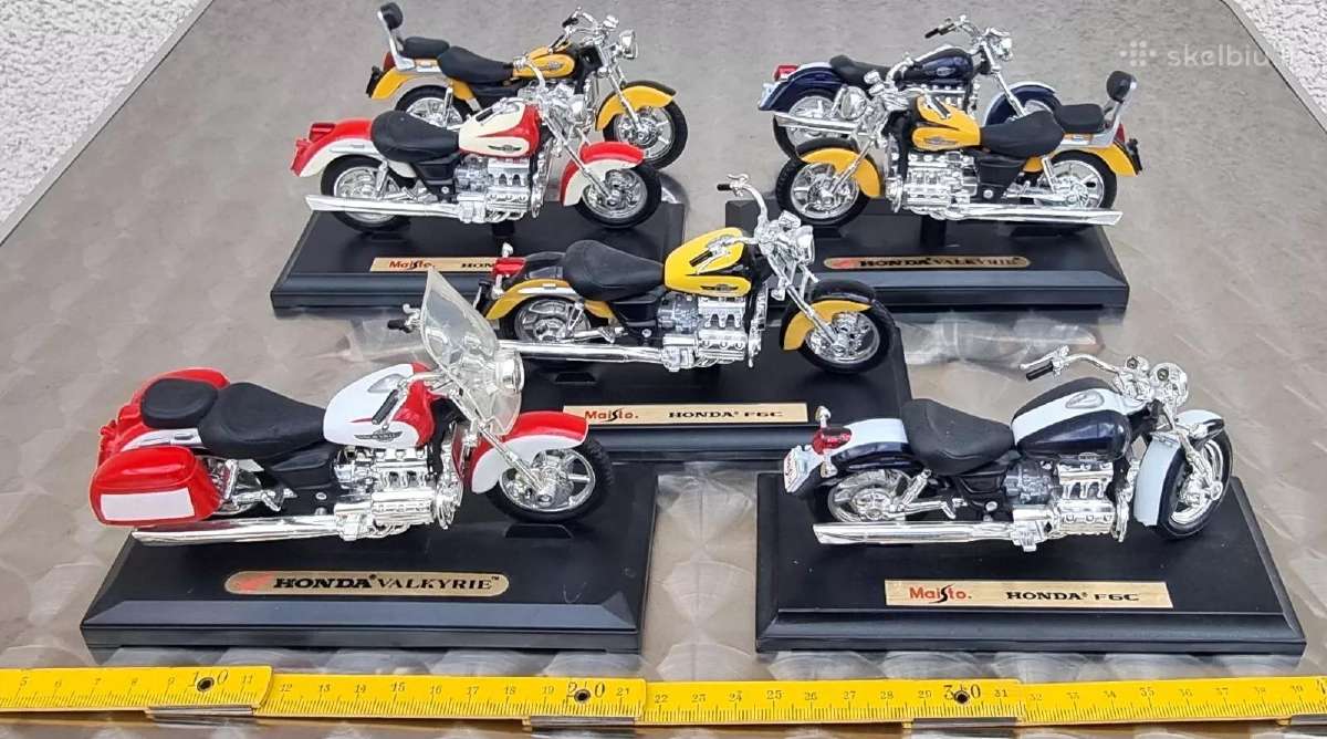 Honda valkyrie cbr ir f6c motociklai 1:18 modeliai - nuotraukos Nr. 4