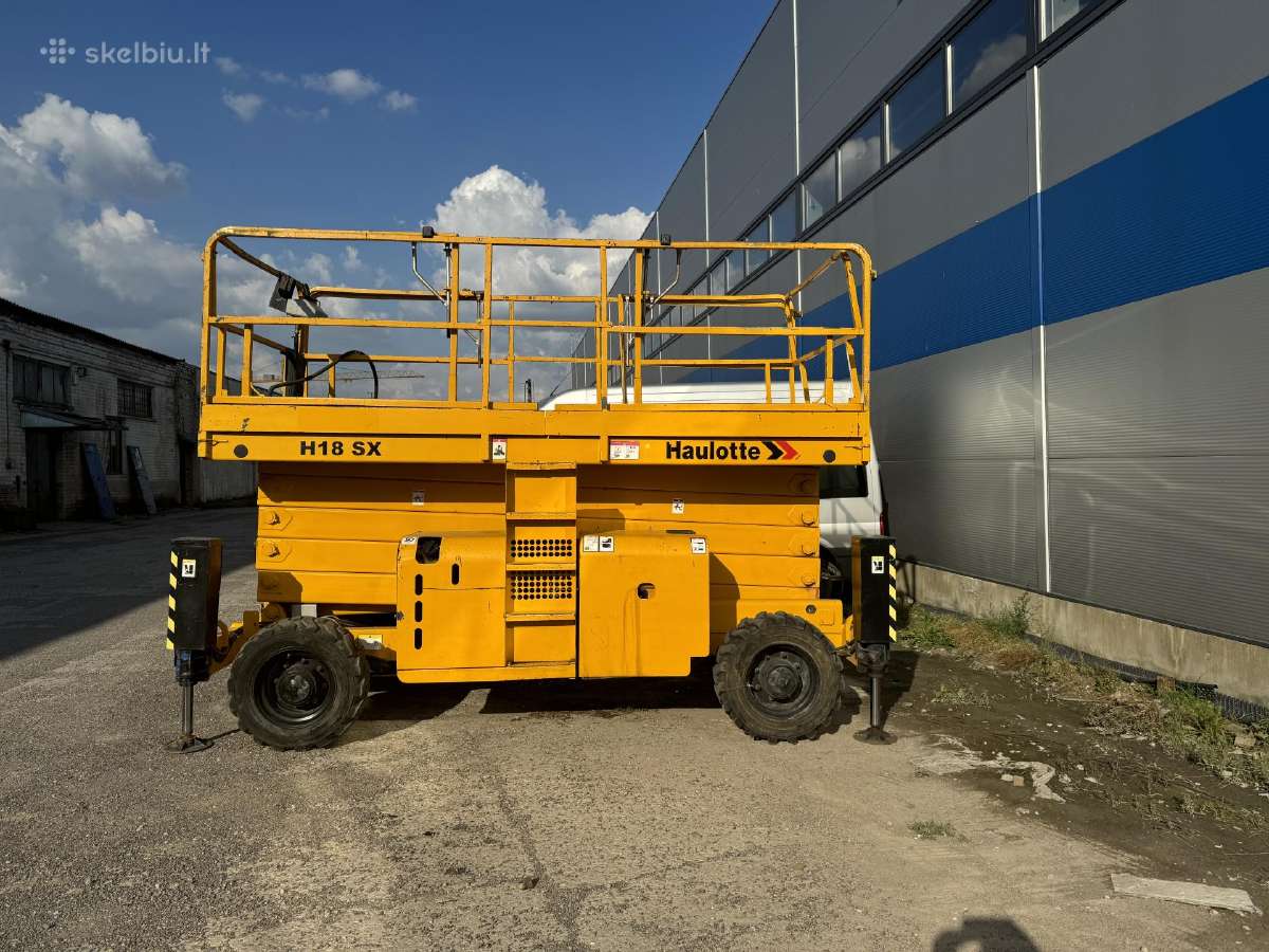 Žirklinis keltuvas nuoma 12,15,18 metru