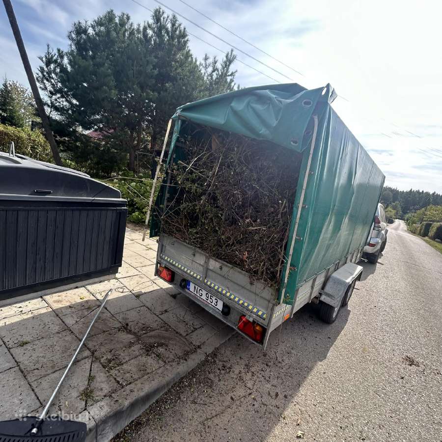 Pavojingų,avarinių medžių pjovimas, sklypų valymas - nuotraukos Nr. 19