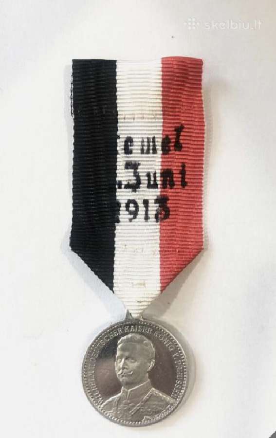 Medalis Kaizerio Wilhelmo Memel 1913