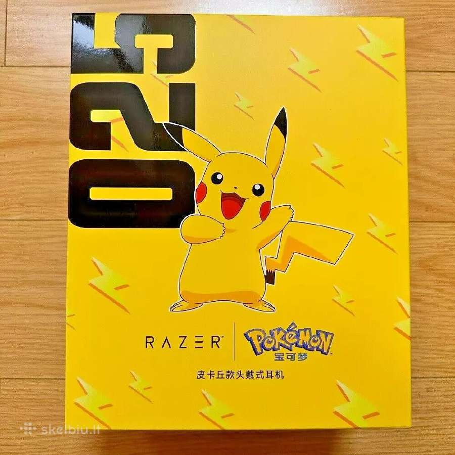 Razer Pikachu Kraken V3 X ausinės