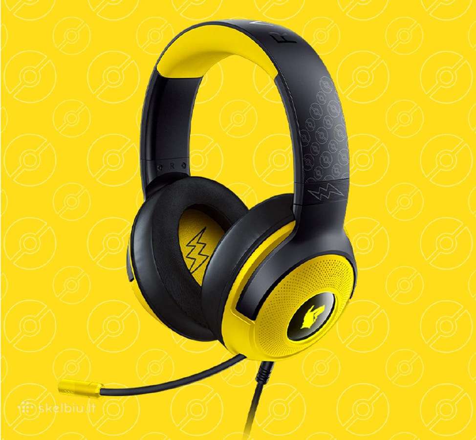 Razer Pikachu Kraken V3 X ausinės - nuotraukos Nr. 6