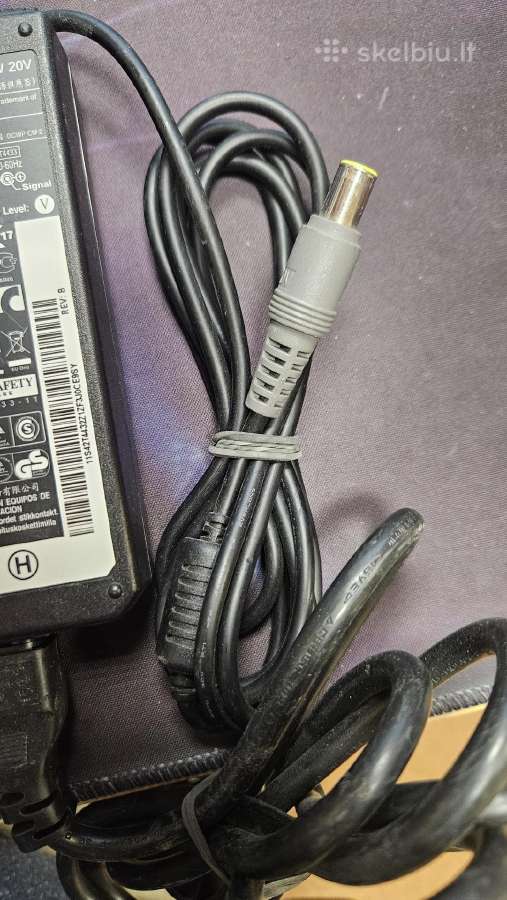 Lenovo 20v 90w 4.5a įkroviklis - nuotraukos Nr. 2