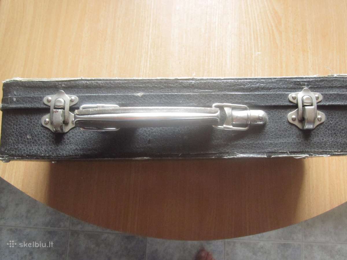 Antikv.dėklas,odinis portf.eskizų-puzzle dėklas. - nuotraukos Nr. 4