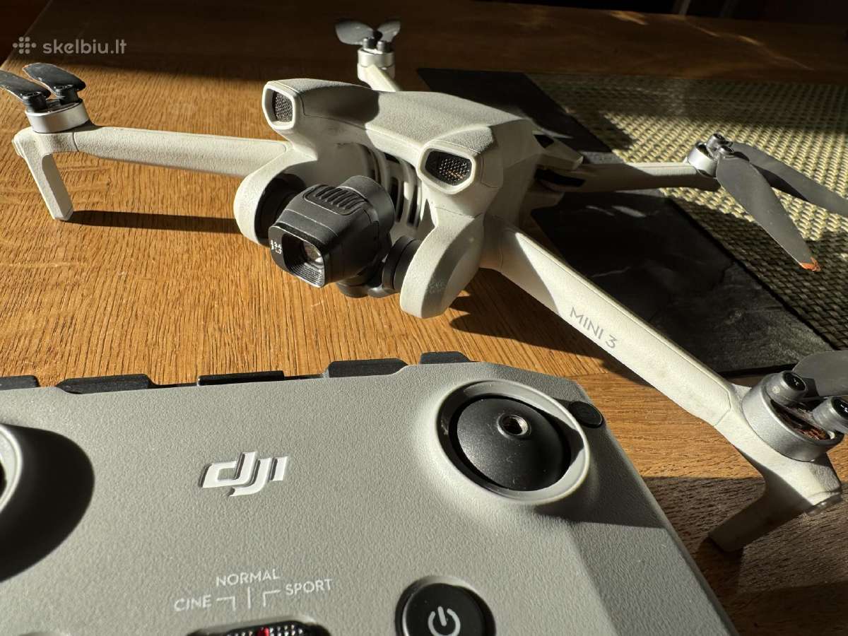 Dji Mini 3 apynaujis dronas