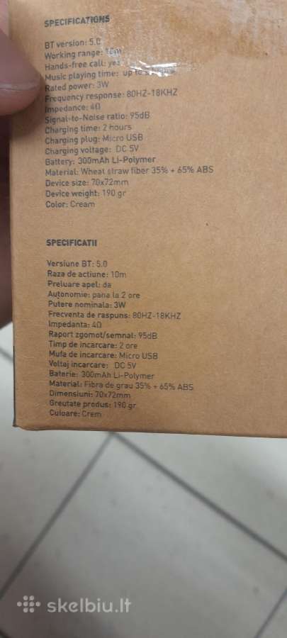 Kokybiskas Bluetooth garsiakalbis - nuotraukos Nr. 2