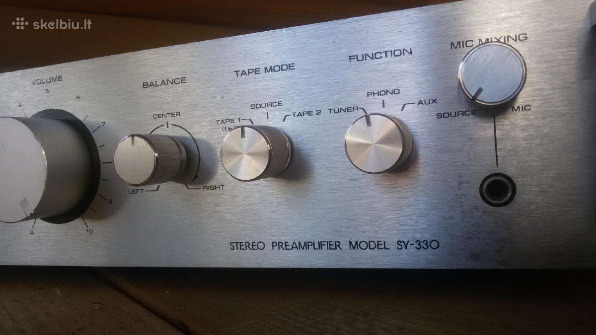 Toshiba Sy-330.pre-amp. - nuotraukos Nr. 3