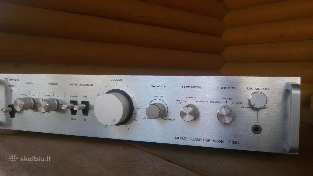 Toshiba Sy-330.pre-amp. - nuotraukos Nr. 4