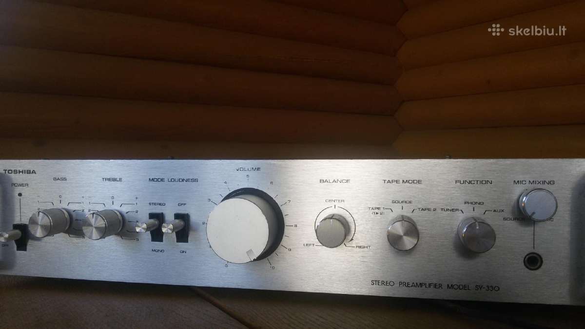 Toshiba Sy-330.pre-amp. - nuotraukos Nr. 6