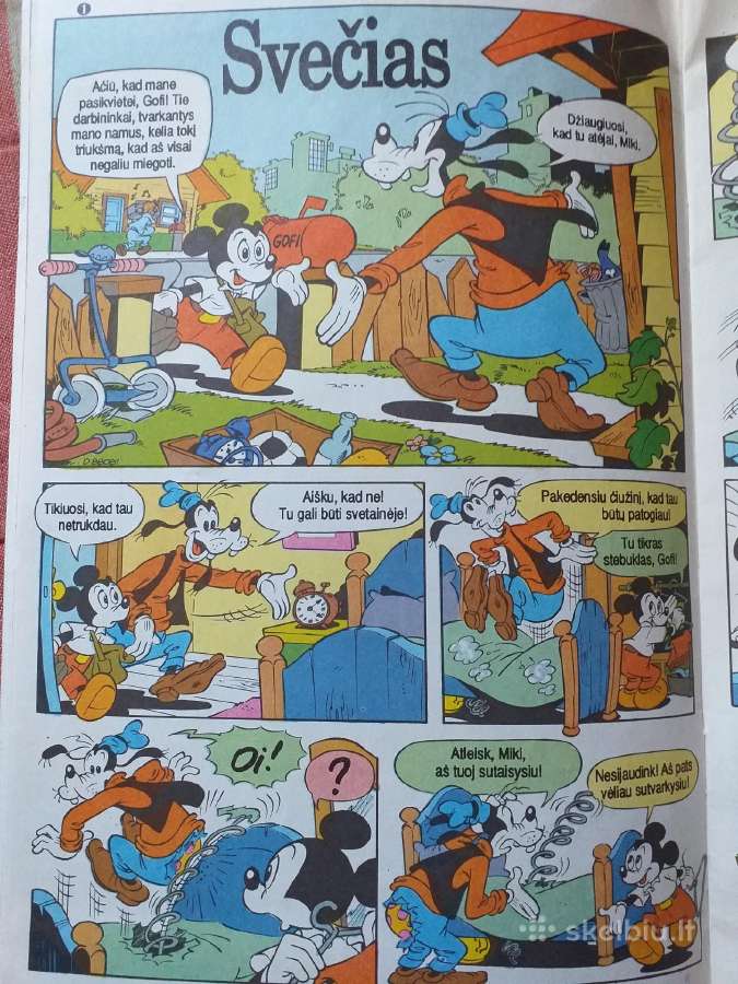 Mickey Mouse. Peliukas Mikis. 1 - asis numeris - nuotraukos Nr. 3
