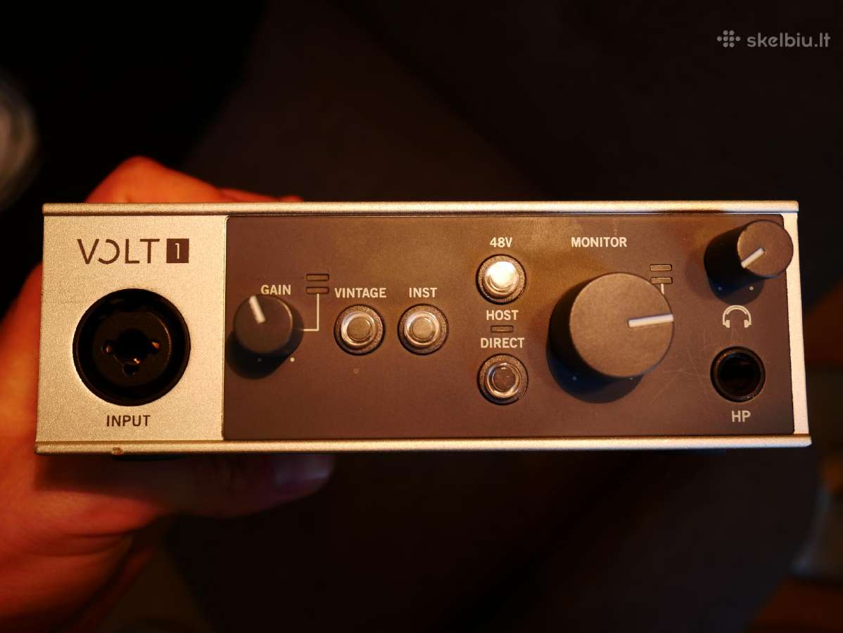 Universal Audio Volt 1 Usb garso korta - Skelbiu.lt