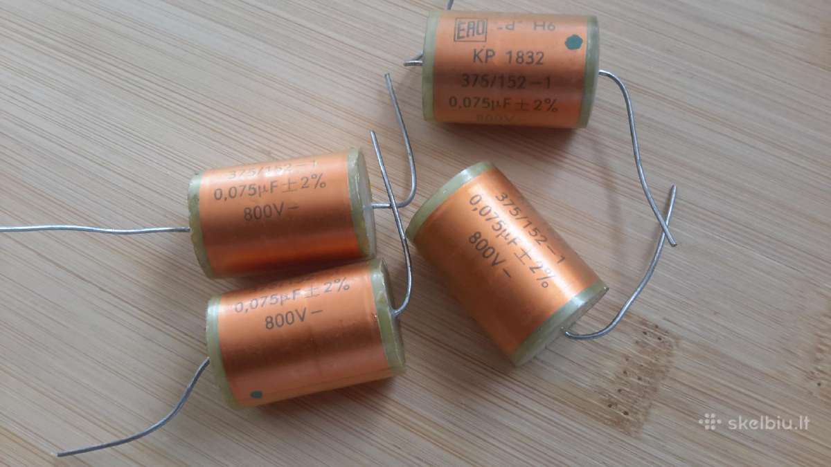 Kondensatoriai 200-1000v - nuotraukos Nr. 12