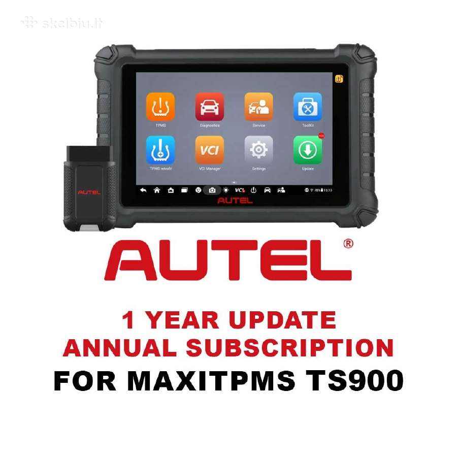 Autel Maxitpms Ts900 kompiuteris - nuotraukos Nr. 2