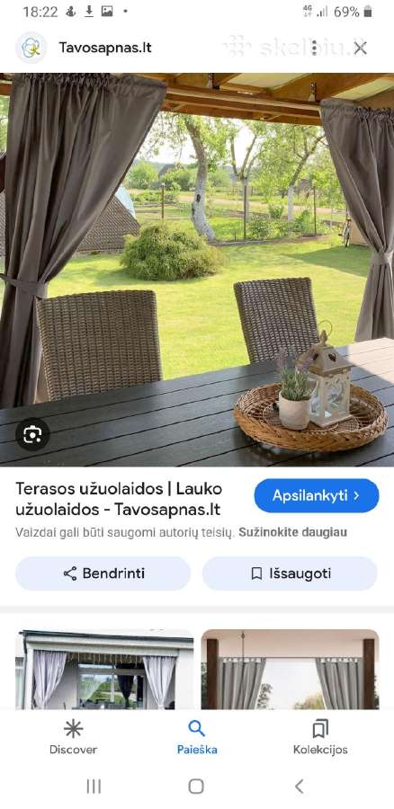 Puikia apsauga pavėsinei nuo saulės,vėjo ir sniego - nuotraukos Nr. 6
