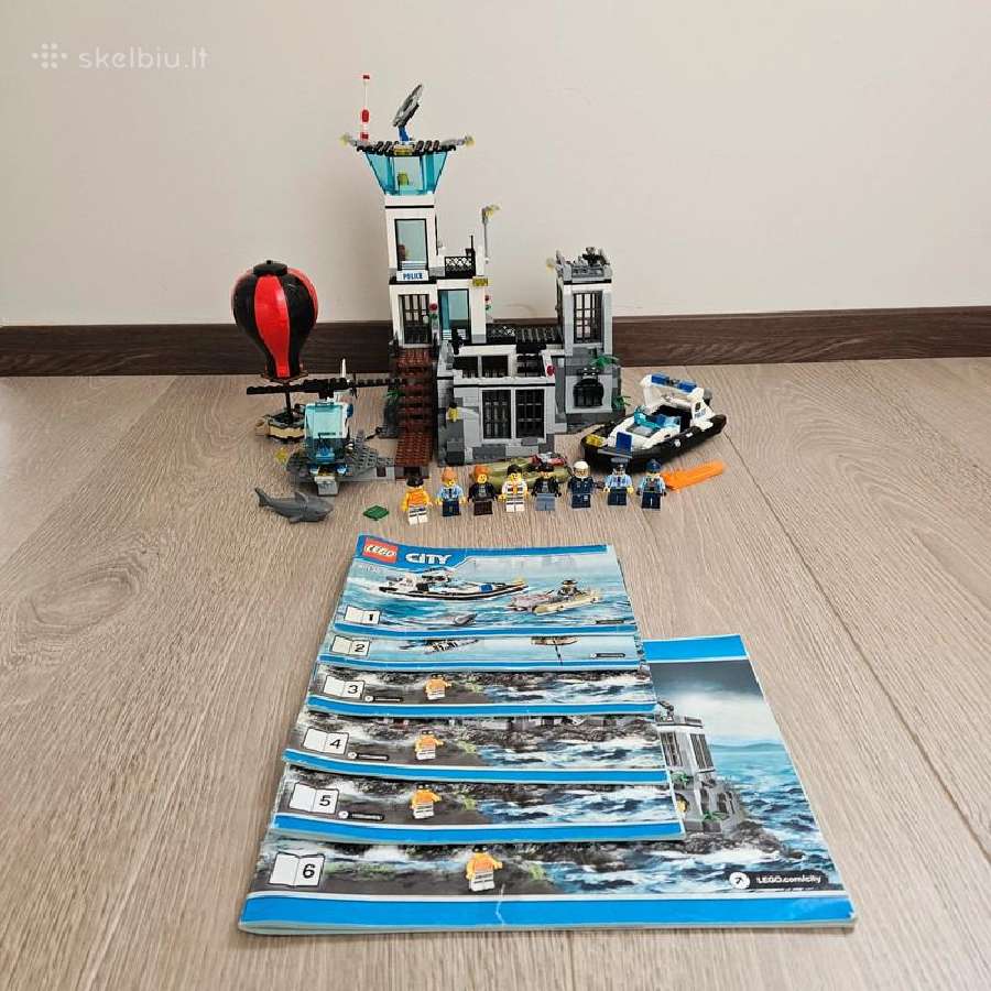Labai geros būklės Lego City Kalėjimo sala 60130 - nuotraukos Nr. 2