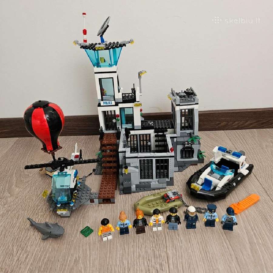 Labai geros būklės Lego City Kalėjimo sala 60130 - nuotraukos Nr. 3