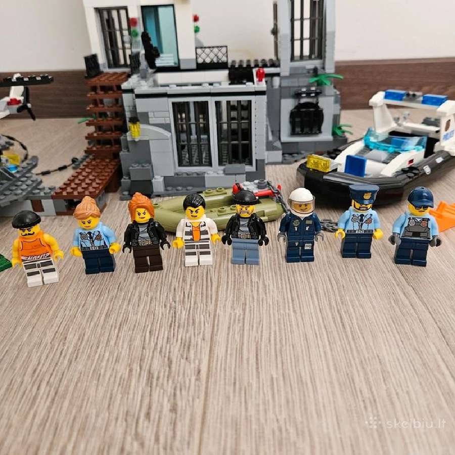 Labai geros būklės Lego City Kalėjimo sala 60130 - nuotraukos Nr. 4
