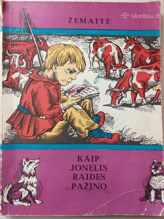Žemaitė. Kaip Jonelis raides pažino