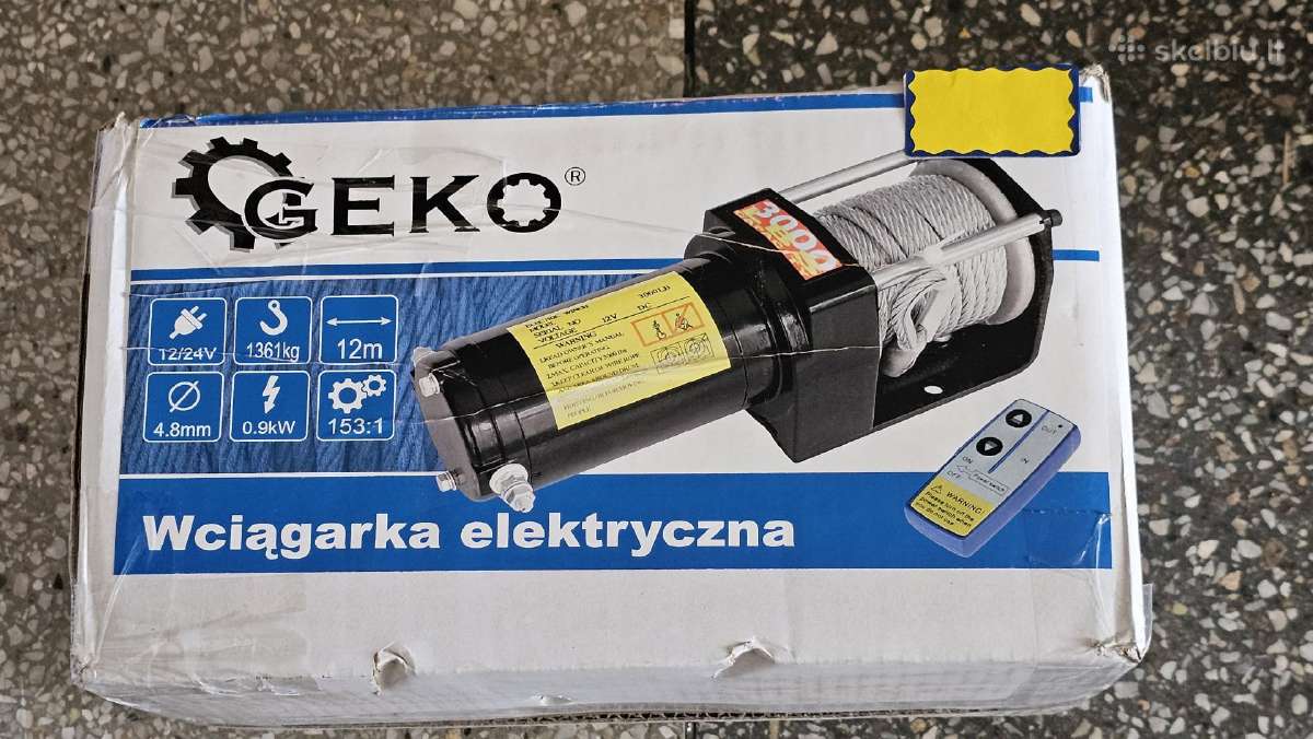 Elektrinė gervė 12v 24v Elektrines gerves libiotke - nuotraukos Nr. 5