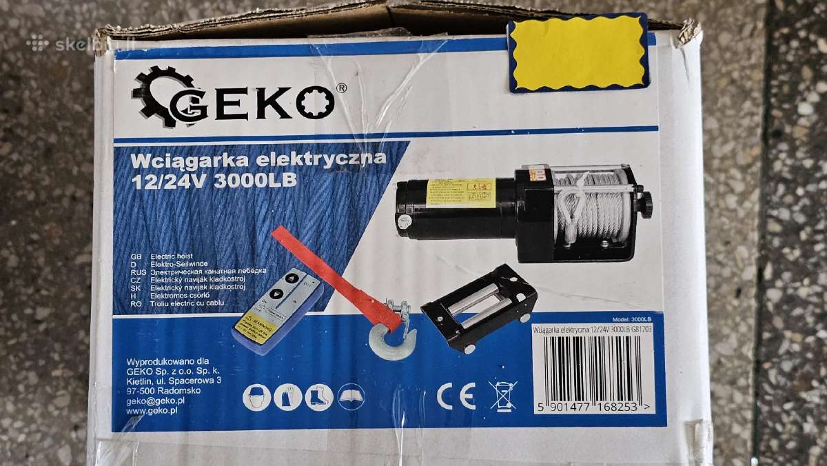 Elektrinė gervė 12v 24v Elektrines gerves libiotke - nuotraukos Nr. 7