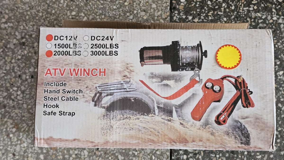 Elektrinė gervė 12v 24v Elektrines gerves libiotke - nuotraukos Nr. 2