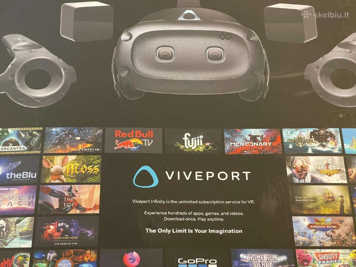 HTC Vive Cosmos Vr akiniu komplektas su garantija - nuotraukos Nr. 2