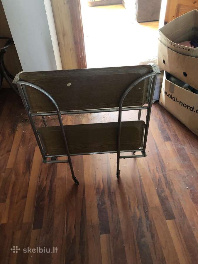 Vintažinis mid century serviravimo staliukas - nuotraukos Nr. 2
