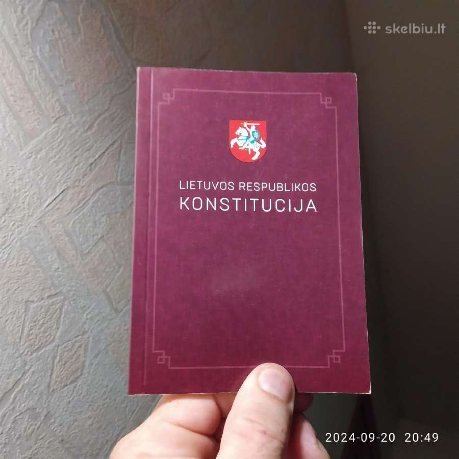 "Lietuvos respublikos konstitucija" 2023 metai
