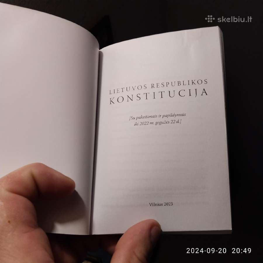"Lietuvos respublikos konstitucija" 2023 metai - nuotraukos Nr. 2
