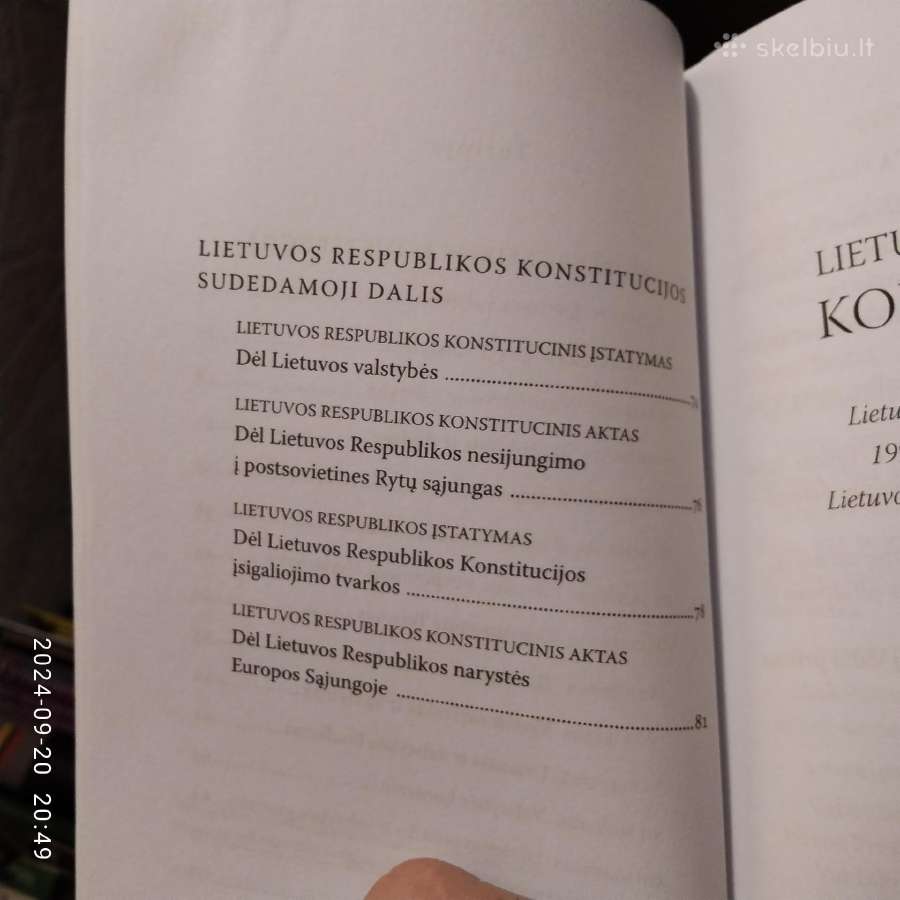"Lietuvos respublikos konstitucija" 2023 metai - nuotraukos Nr. 4