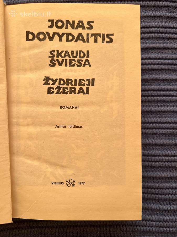 Parduodama knyga “Skaudi šviesa, “Žydrieji ežerai - nuotraukos Nr. 2