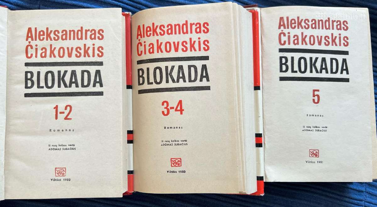 Knygos - Blokada, A. Čiakovskis - nuotraukos Nr. 2