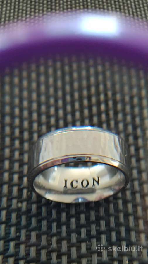 Žiedas Icon Brand Hammered. - nuotraukos Nr. 2