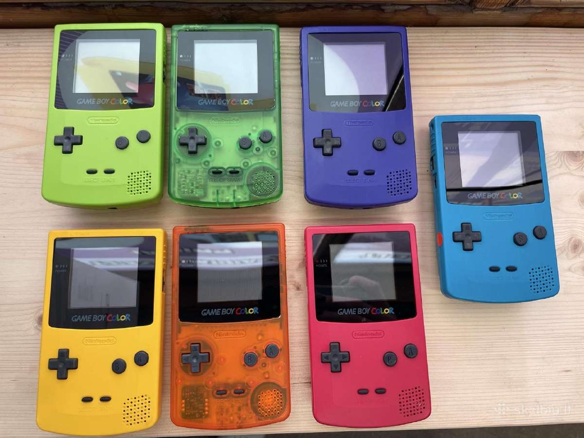 Nintendo gameboy color advance sp 3ds ds konsoles - nuotraukos Nr. 20
