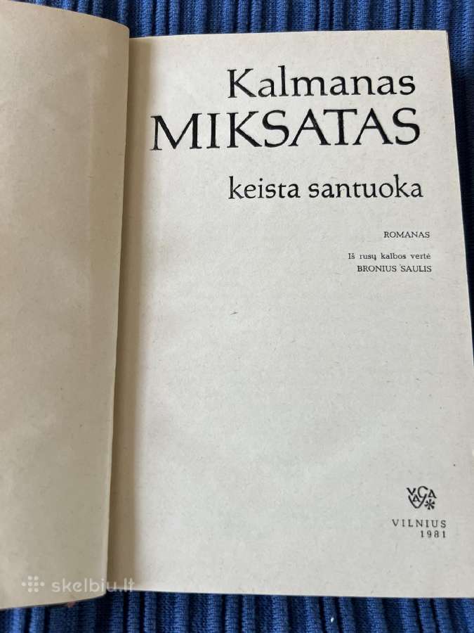 Knyga Keista santuoka, Kalmanas Miksatas - nuotraukos Nr. 2
