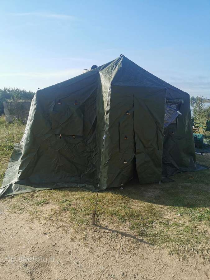 Karinė palapinė 5x4m 20kv.m.