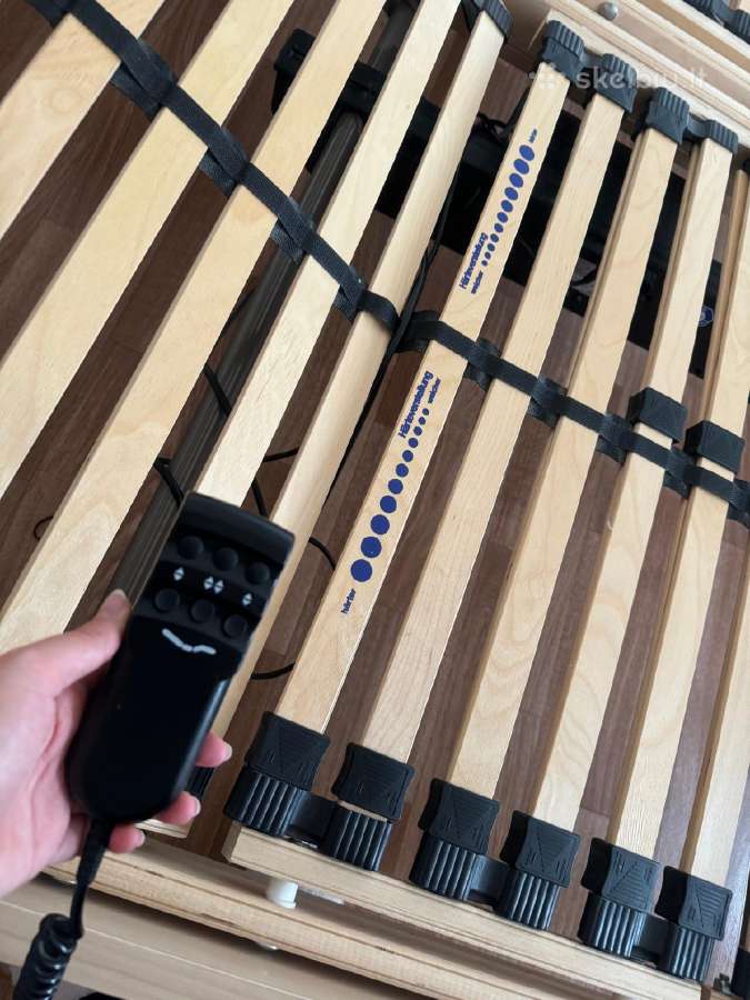 Lova su elektrinėmis grotelėmis 1+1 - nuotraukos Nr. 3