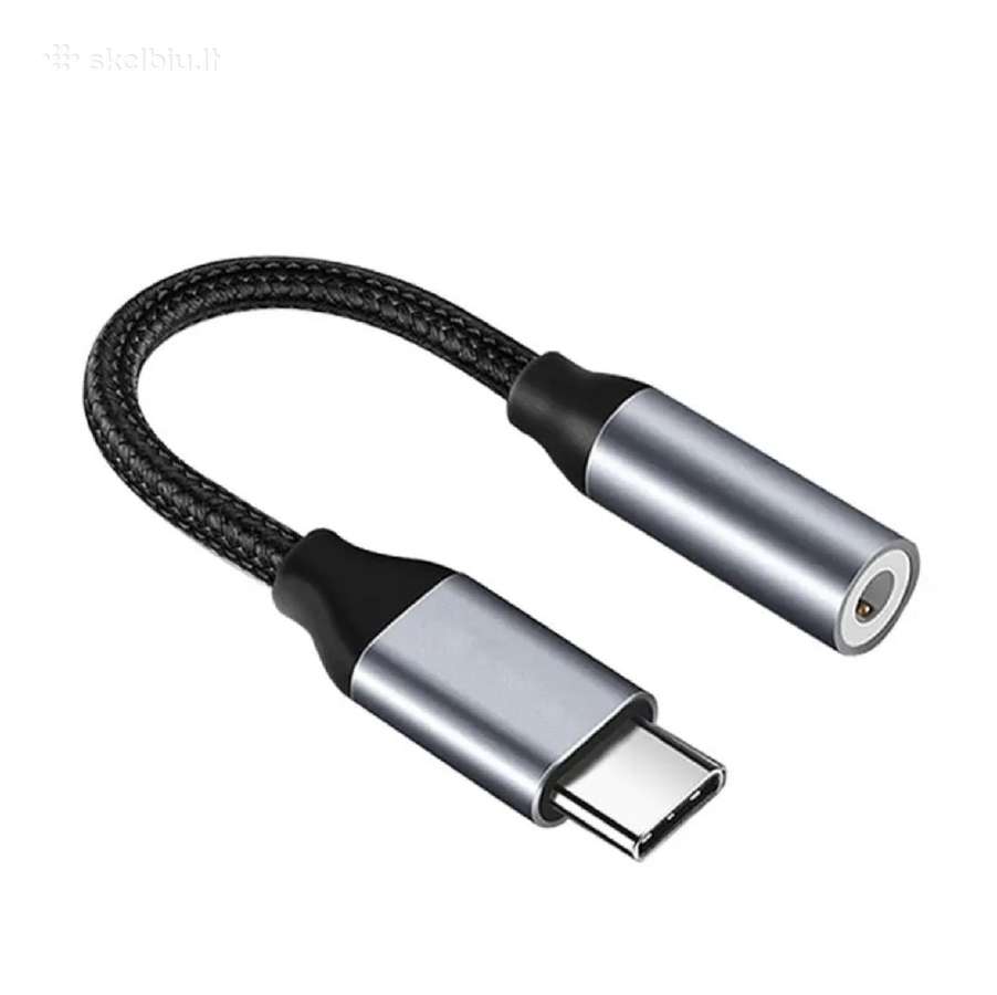 Usb-c audio 3.5mm adapteris