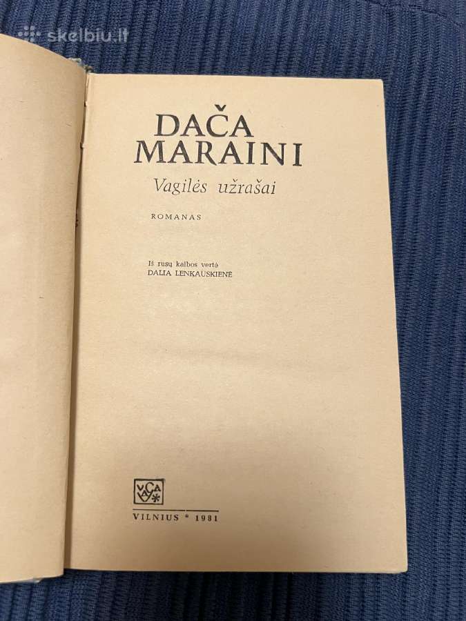 Knyga Vagilės užrašai. Dača Maraini - nuotraukos Nr. 2