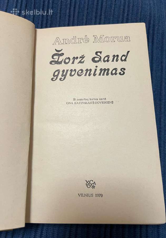 Knyga Žorž Sand gyvenimas, Andre Morua - nuotraukos Nr. 2