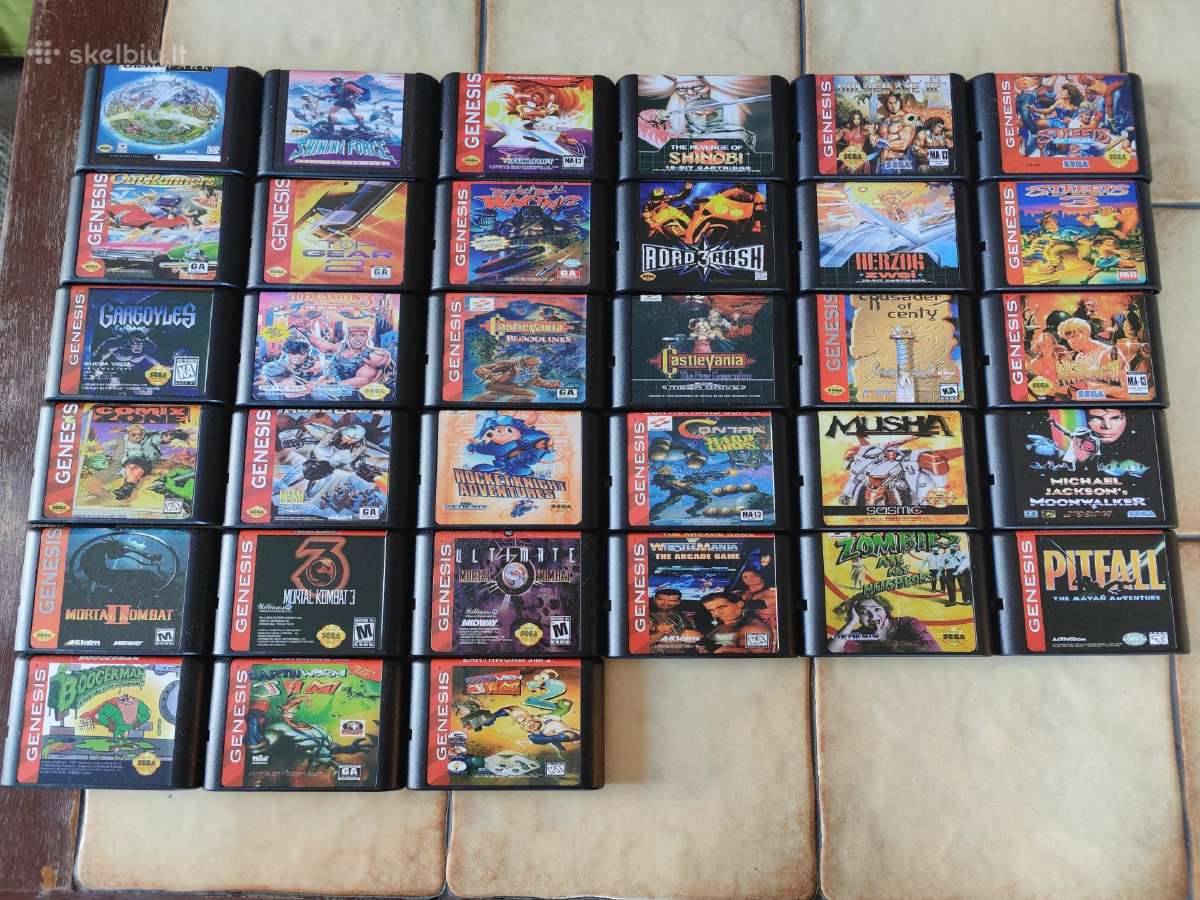 Sega Mega Drive/genesis Žaidimai