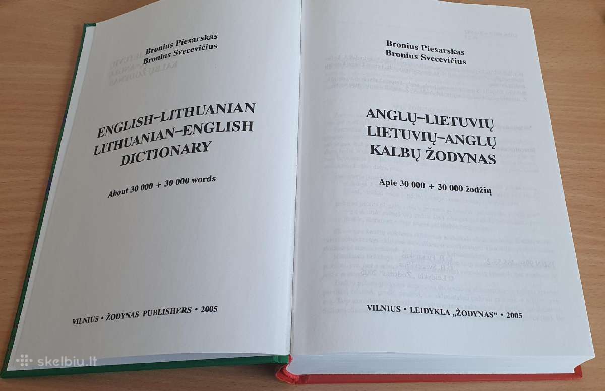 Anglų-lietuvių ir lietuvių-anglų žodynas - nuotraukos Nr. 2
