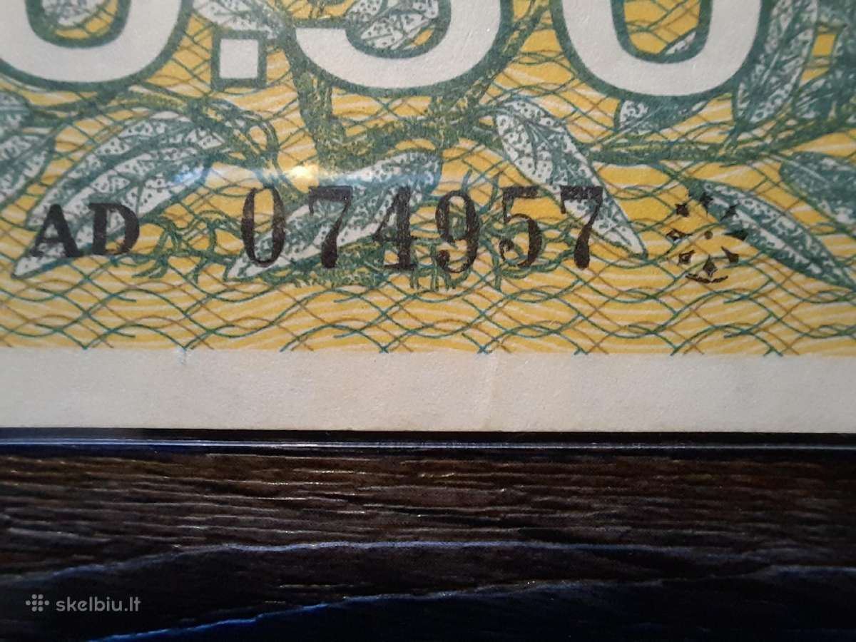 0.5 / 0,5 talono 1991 be užrašo - Retesnis - nuotraukos Nr. 6