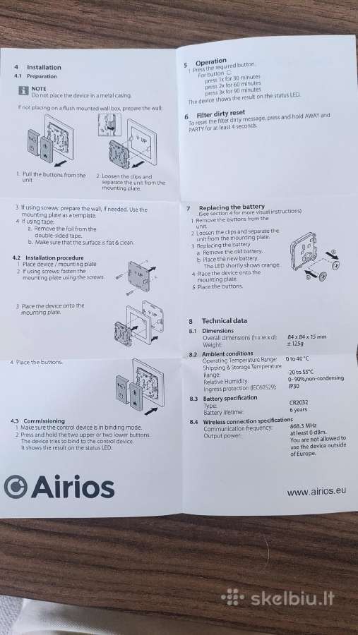Brofer bevielis valdymo pultas 4brf - nuotraukos Nr. 5
