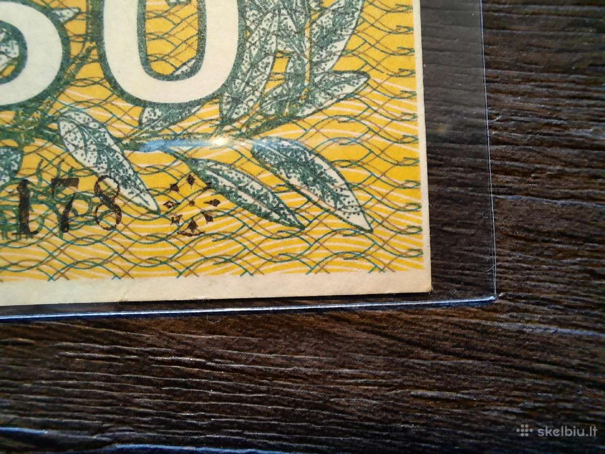 0.5 / 0,5 talono 1991 be užrašo - kirpimas - reta - nuotraukos Nr. 5