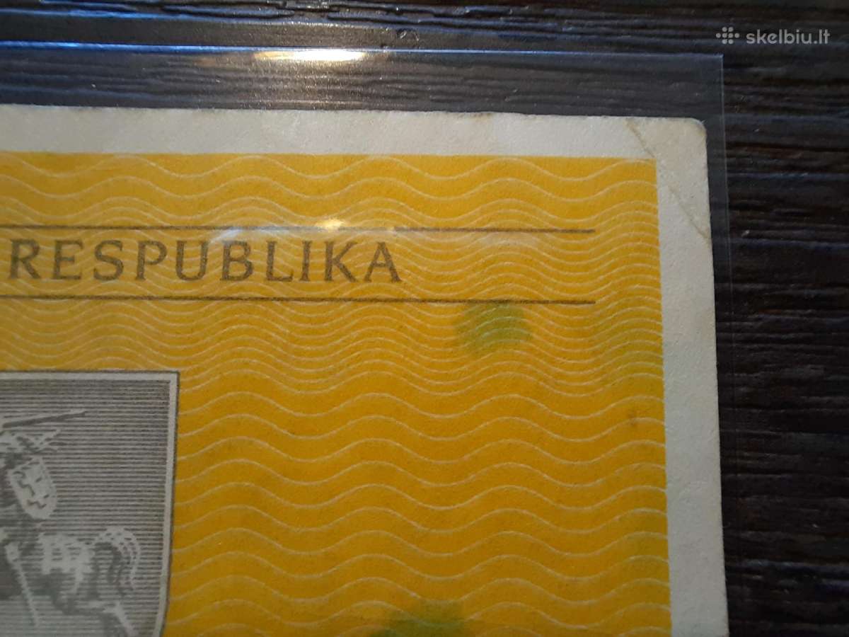 0.1 / 0,1 talono 1991 be užrašo - Retesnis - nuotraukos Nr. 7